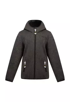 Толстовка Schmuddelwedda Strickfleeceblouson Fr Mdchen, цвет Grau Melange