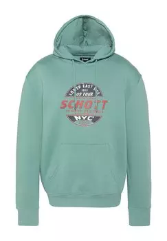 Толстовка Schott, зеленый