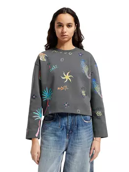 Толстовка Scotch & Soda, антрацит