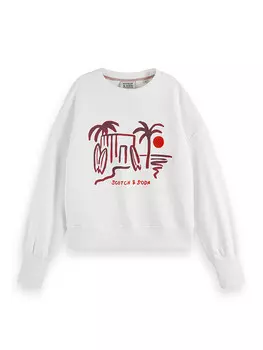 Толстовка Scotch & Soda, белый