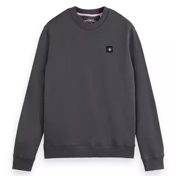 Толстовка Scotch & Soda Essential Logo Badge, серый
