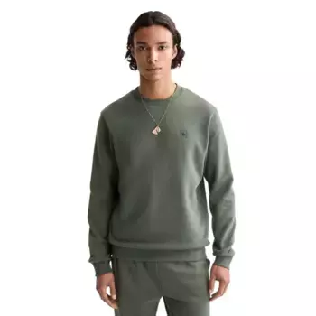 Толстовка Scotch & Soda Regular Fit Logo, зеленый