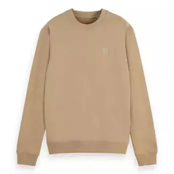 Толстовка Scotch & Soda Seasonal Core Badge Logo, бежевый