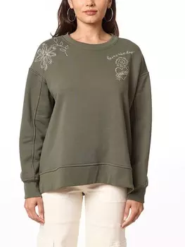 Толстовка Scotch & Soda Sweatshirt, хаки