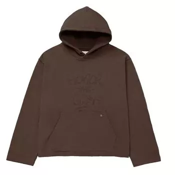 Толстовка SCRIPT EMBROIDERED HOODY Honor The Gift, цвет Braun