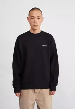 Толстовка SCRIPT EMBROIDERY Carhartt WIP, черный