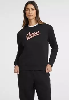 Толстовка SCRIPT Guess Jeans, черный