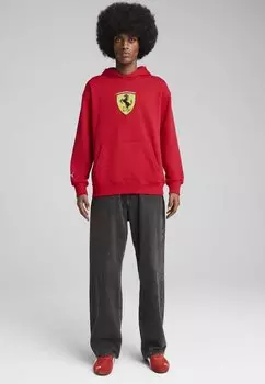 Толстовка SCUDERIA FERRARI RACE BIG SHIELD Puma, красный