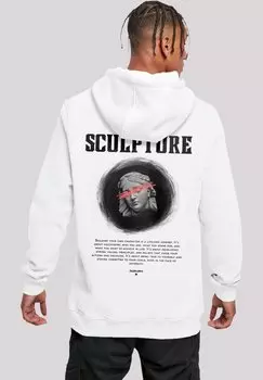 Толстовка SCULPTURE - Hoodie F4NT4STIC, белый