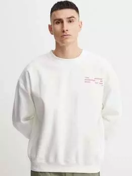 Толстовка сдедин Solid, белый