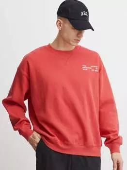 Толстовка сдедин Solid, красный