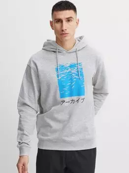 Толстовка сдемилиано Solid, серый