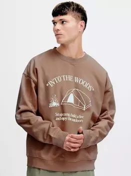 Толстовка сдхамад Solid, коричневый