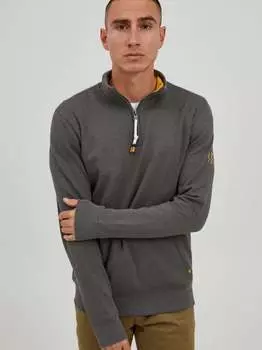 Толстовка сдкаран Solid, серый