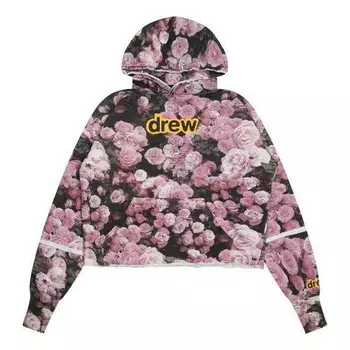 Толстовка secret deconstructed hoodie 'roses' Drew House, розовый