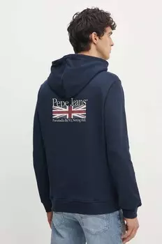 Толстовка SEDRIC P из хлопка Pepe Jeans, темно-синий