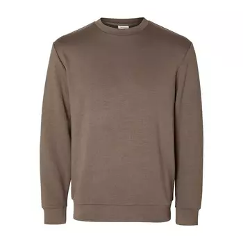 Толстовка Selected Emanuel Soft, коричневый