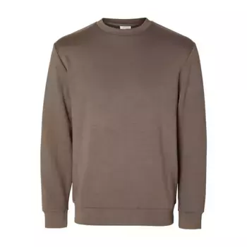 Толстовка Selected Emanuel Soft, коричневый