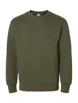 Толстовка SELECTED SLHDAN, оливковый