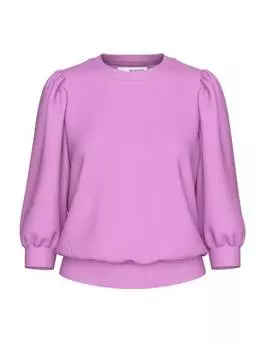 Толстовка Selected Sweatshirt, цвет first bloom