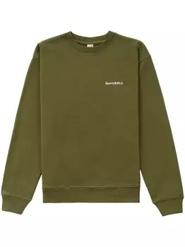 Толстовка Serif с вышитым логотипом Sporty & Rich, зеленый