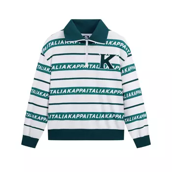 Толстовка серии 1916 унисекс многоцветная Kappa, Glass Green-3066