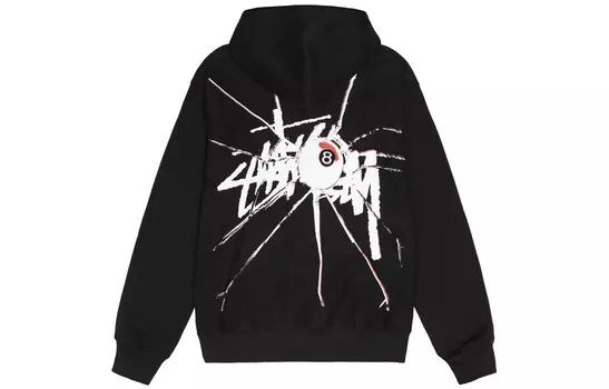 Толстовка серии 8-ball унисекс Stussy, серый