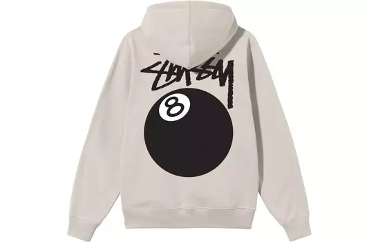 Толстовка серии 8-ball унисекс Stussy, серый
