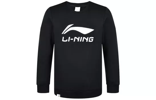 Толстовка серии Badminton для мужчин, черная Lining, черный