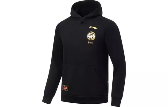 Толстовка серии Badminton унисекс черная Lining, черный