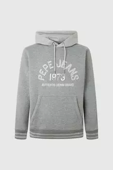 Толстовка - Серый - Классический крой Pepe Jeans, серый