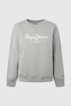 Толстовка - Серый - Классический крой Pepe Jeans, серый