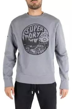 Толстовка - Серый - Классический крой SUPERDRY, серый