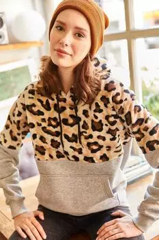 Толстовка - Серый - Oversize Olalook, серый