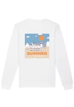 Толстовка SESAMSTRASSE AT THE BEACH F4NT4STIC, белый
