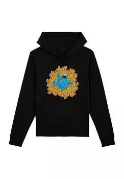 Толстовка SESAMSTRASSE COOKIE MONSTER COOCKIE BAD F4NT4STIC, черный