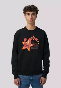 Толстовка SESAMSTRASSE ELMO YOU GOT THIS F4NT4STIC, черный