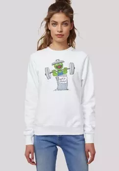 Толстовка SESAMSTRASSE OSCAR WORLD GAMES F4NT4STIC, белый