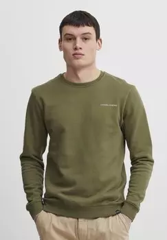 Толстовка Severin Crew Neck Casual Friday, цвет burnt olive