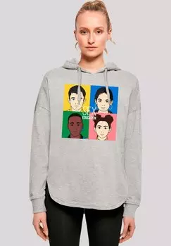 Толстовка SEX EDUCATION BLUR COVER NETFLIX TV SERIES - Hoodie F4NT4STIC, серый