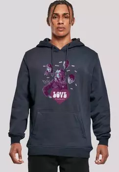 Толстовка SEX EDUCATION LOVE MINDMAPS NETFLIX TV SERIES - Hoodie F4NT4STIC, темно-синий