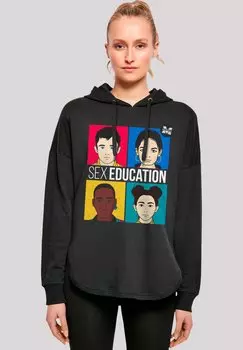Толстовка SEX EDUCATION NETFLIX TV SERIES - Hoodie F4NT4STIC, черный