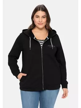 Толстовка sheego, черный