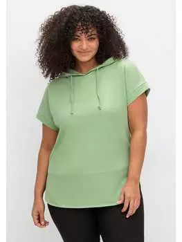 Толстовка sheego, цвет eukalyptus