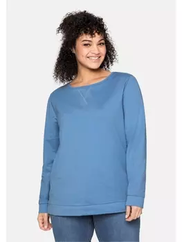 Толстовка sheego, цвет jeansblau