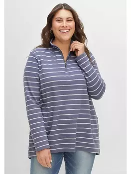 Толстовка sheego, индиго