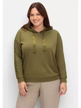 Толстовка sheego, оливковый