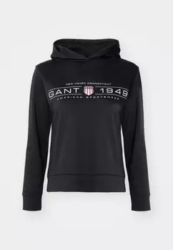 Толстовка SHIELD HOODIE GANT, черный