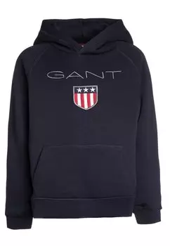 Толстовка SHIELD HOODIE GANT, цвет evening blue