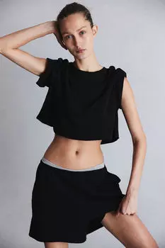 Толстовка-шорты H&M, черный